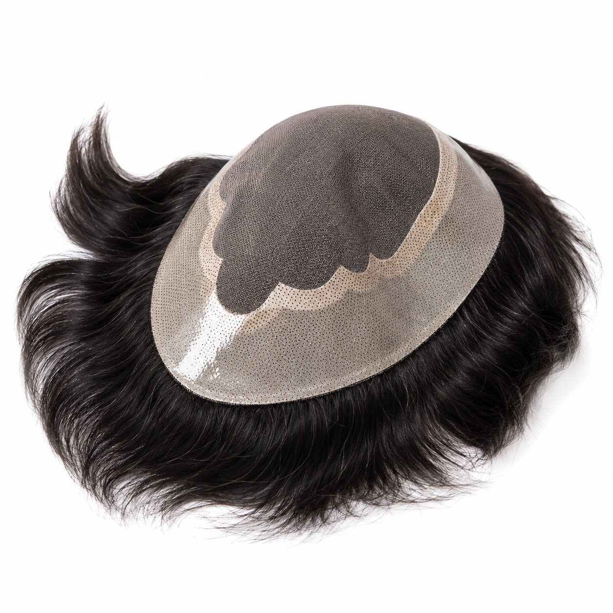 Monofilament Hair Toupee for Men | Breathable Base | Real Human Hair | Easy to Style