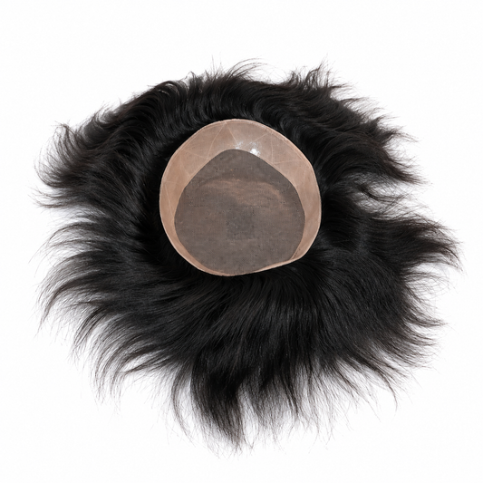 Hair Patch for Men | Natural Human Hair Wig | Breathable Full Coverage Hair Replacement System | Hair Wig House