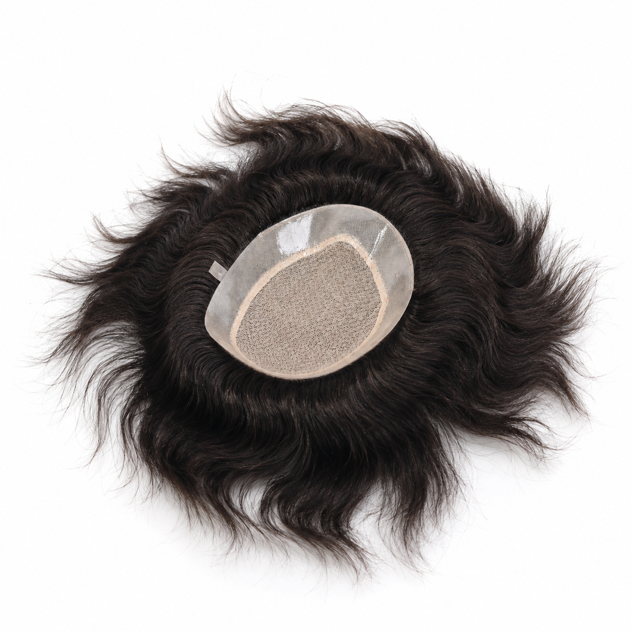 Men's Premium Skin Base Hair Patch for Men | 100% Human Hair | Single Knotting | Natural Scalp Look | Freestyle Styling | Lightweight & Breathable Hair System