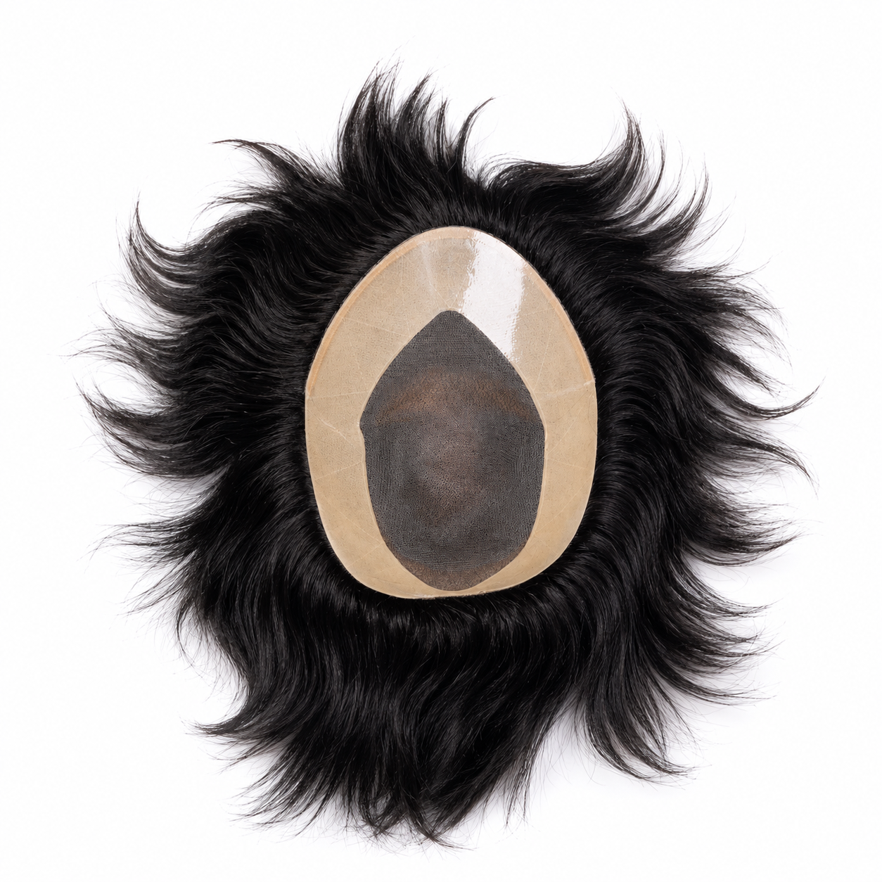 Natural Human Hair Toupee | Breathable Monofilament Base | Durable Non-Surgical Hair Replacement System | Hair Wig House