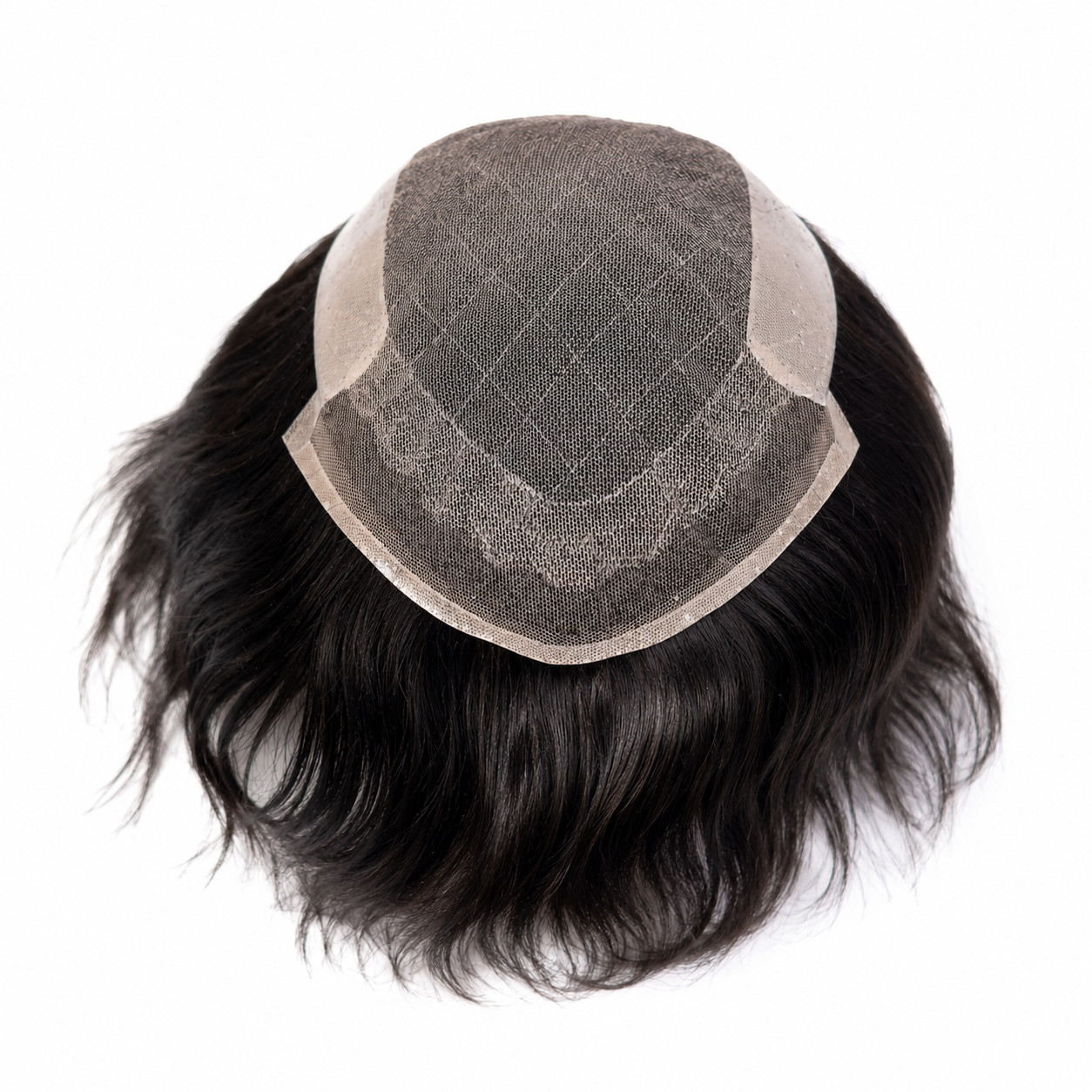 Men's Premium Front Lace Hair Patch | 100% Human Hair | Undetectable Front Hairline | Breathable Lace Patch