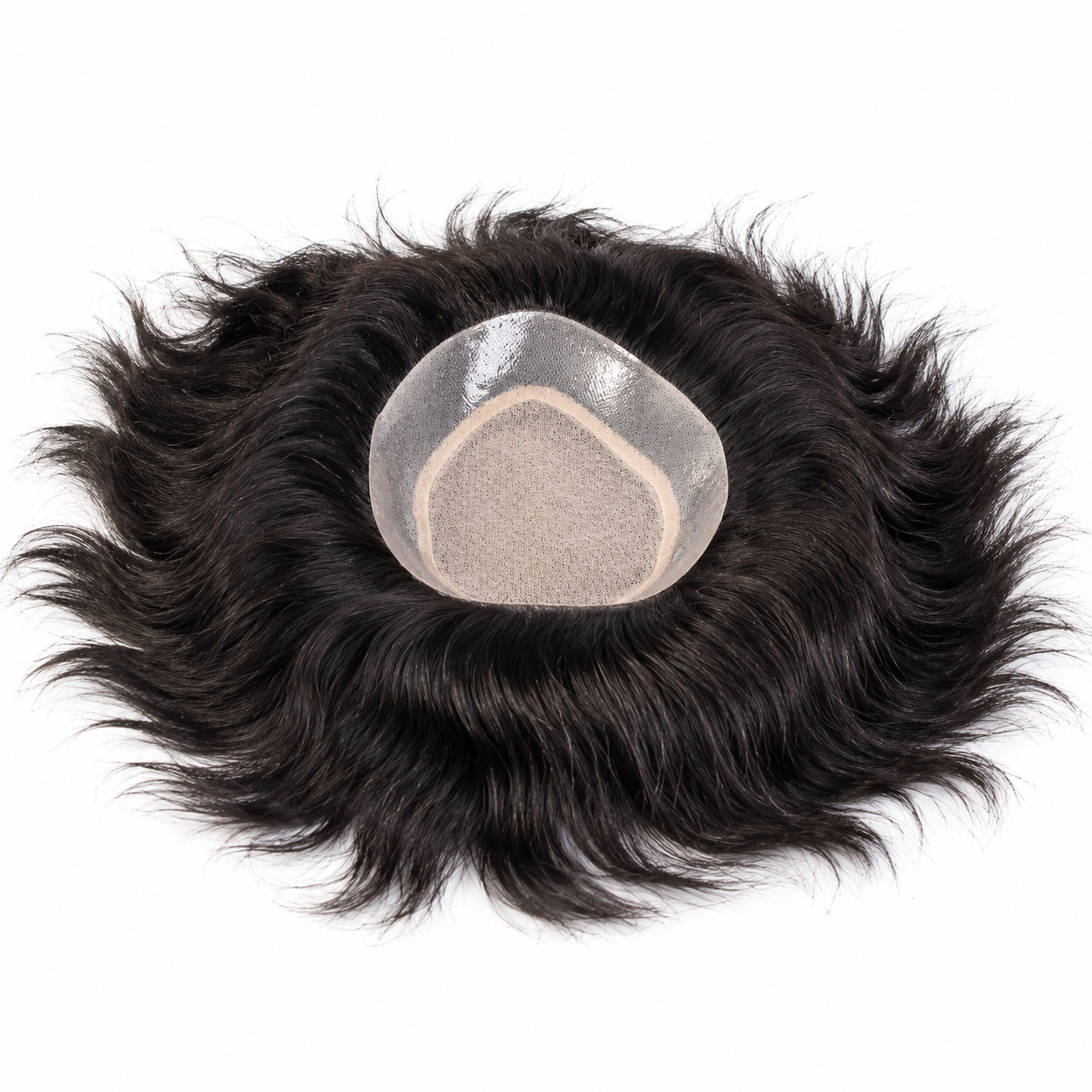 Hair Wig House Premium Skin Base Hair Patch for Men | 100% Human Hair | Natural Scalp Look | Freestyle Hair System | Single Knotting | Breathable & Durable Toupee