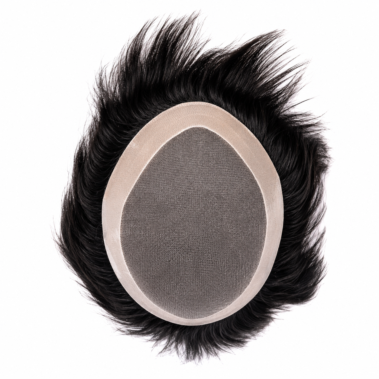 Natural Monofilament Hair Patch | Breathable Human Hair Wig for Men | Hair Wig House