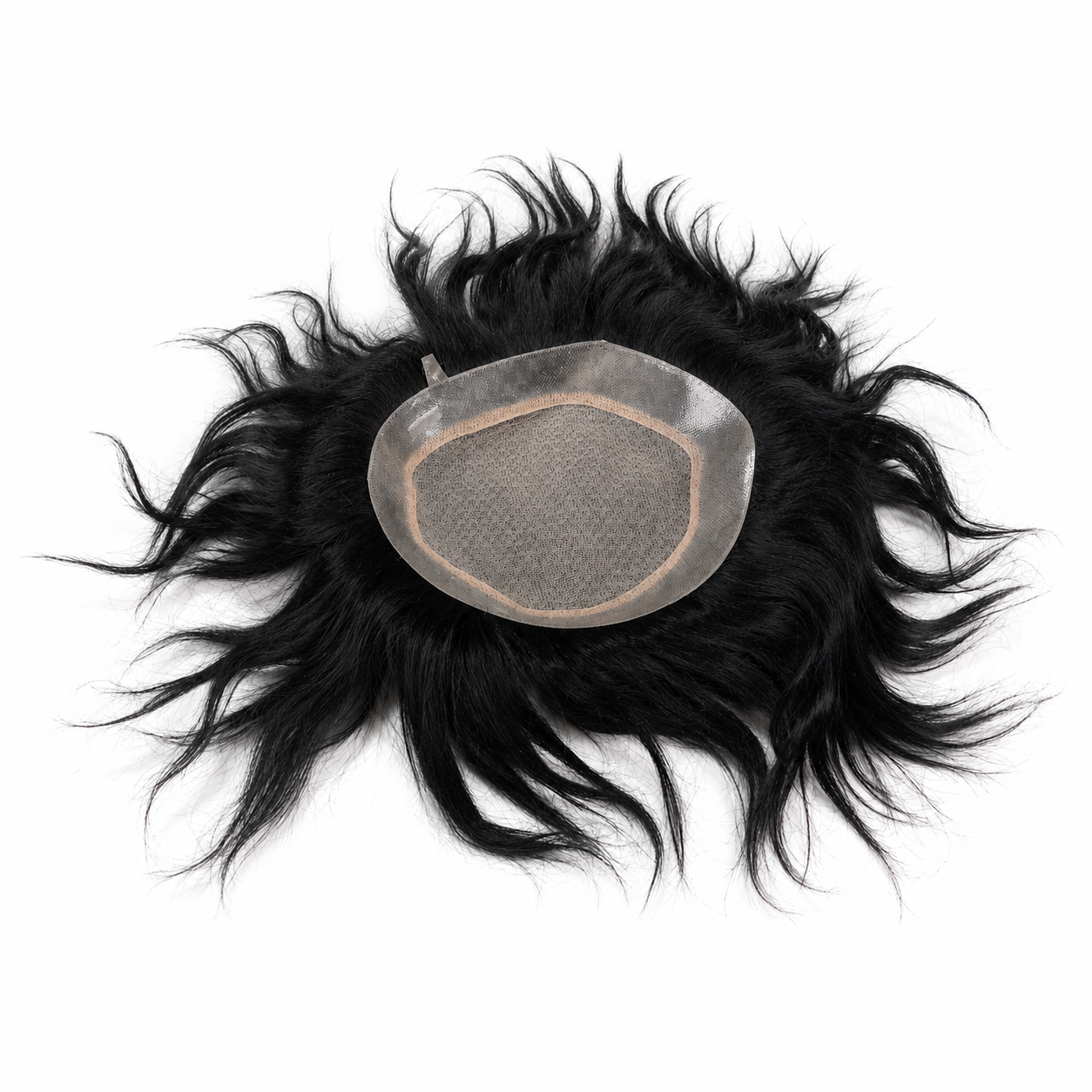 Hair Wig House Premium Skin Base Hair Patch for Men | 100% Human Hair | Natural Scalp Look | Freestyle Hair System | Single Knotting | Breathable & Durable Toupee