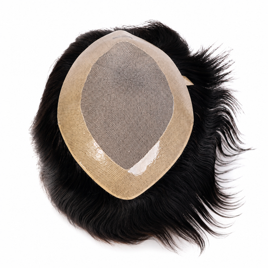 Premium Silk Base Monofilament Hair Patch for Men | 100% Human Hair | Natural Scalp Look | Breathable & Lightweight Toupee