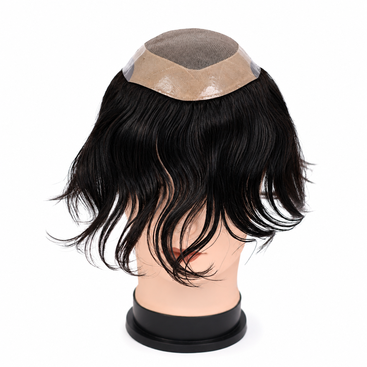 Natural Monofilament Hair Patch | Lightweight Men's Hair Replacement Wig with Durable Base