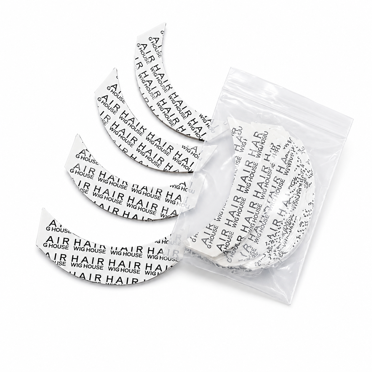 No-Shine Tape Strips 36pcs For Hair Patch & Wig Tape | 10–15 Days Strong Hold | Double-Sided Adhesive | Waterproof | Skin-Friendly