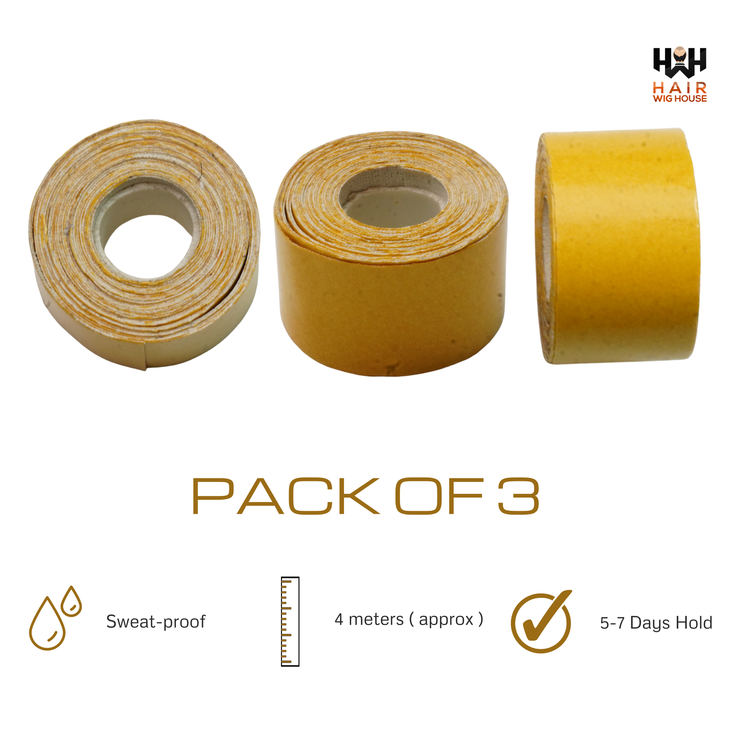 Yellow Wig Tape